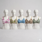 Non-Padded Cotton Bra – Breathable Printed Design (Pack of 5)