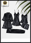 Premium Silk Nighty Set – Free Size (1 Piece)